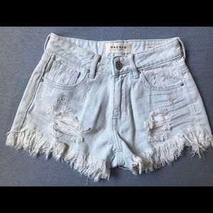 PACSUN high rise shorts